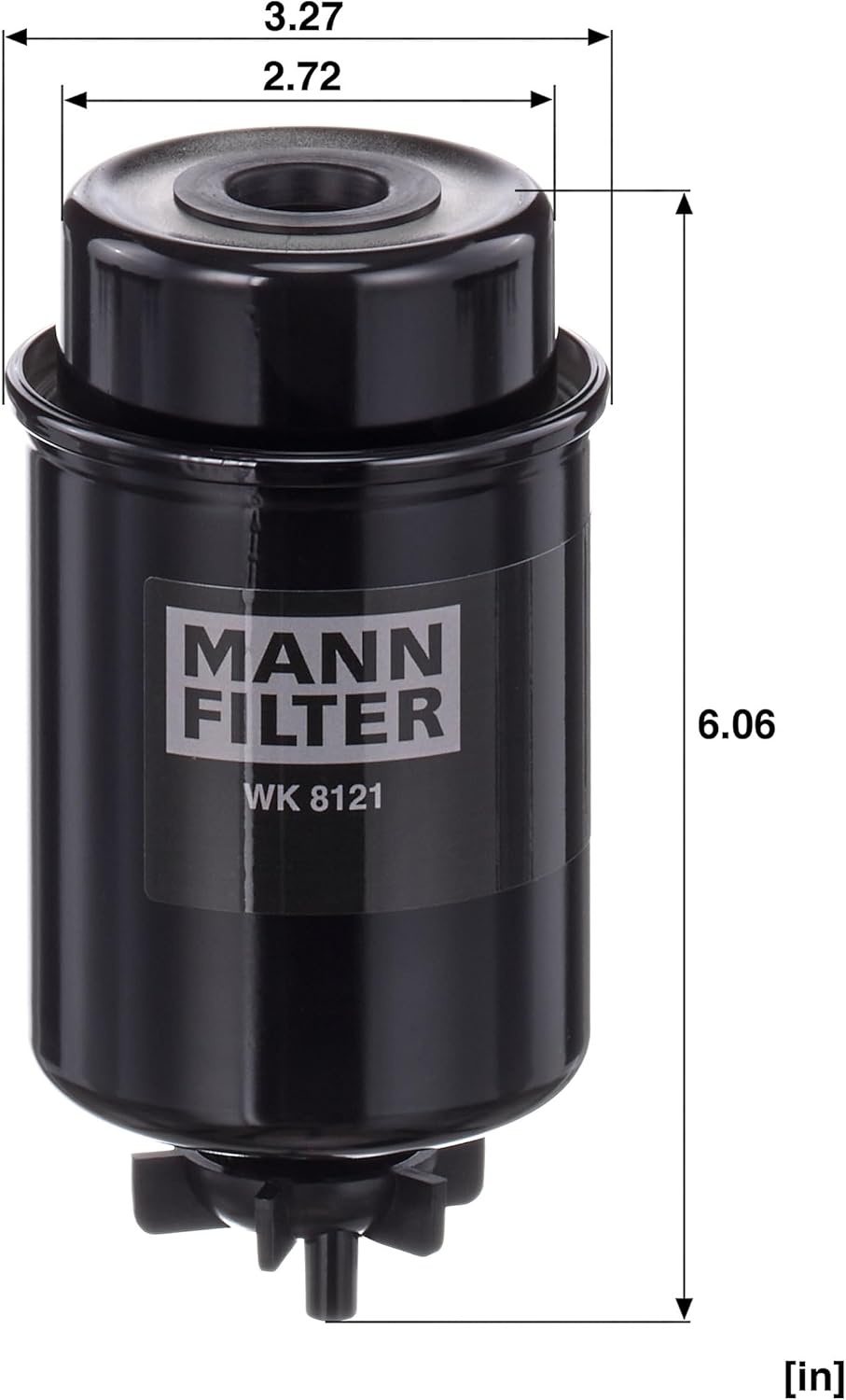 MANN-FILTER WK 8121 Kraftstofffilter – Für Nutzfahrzeug