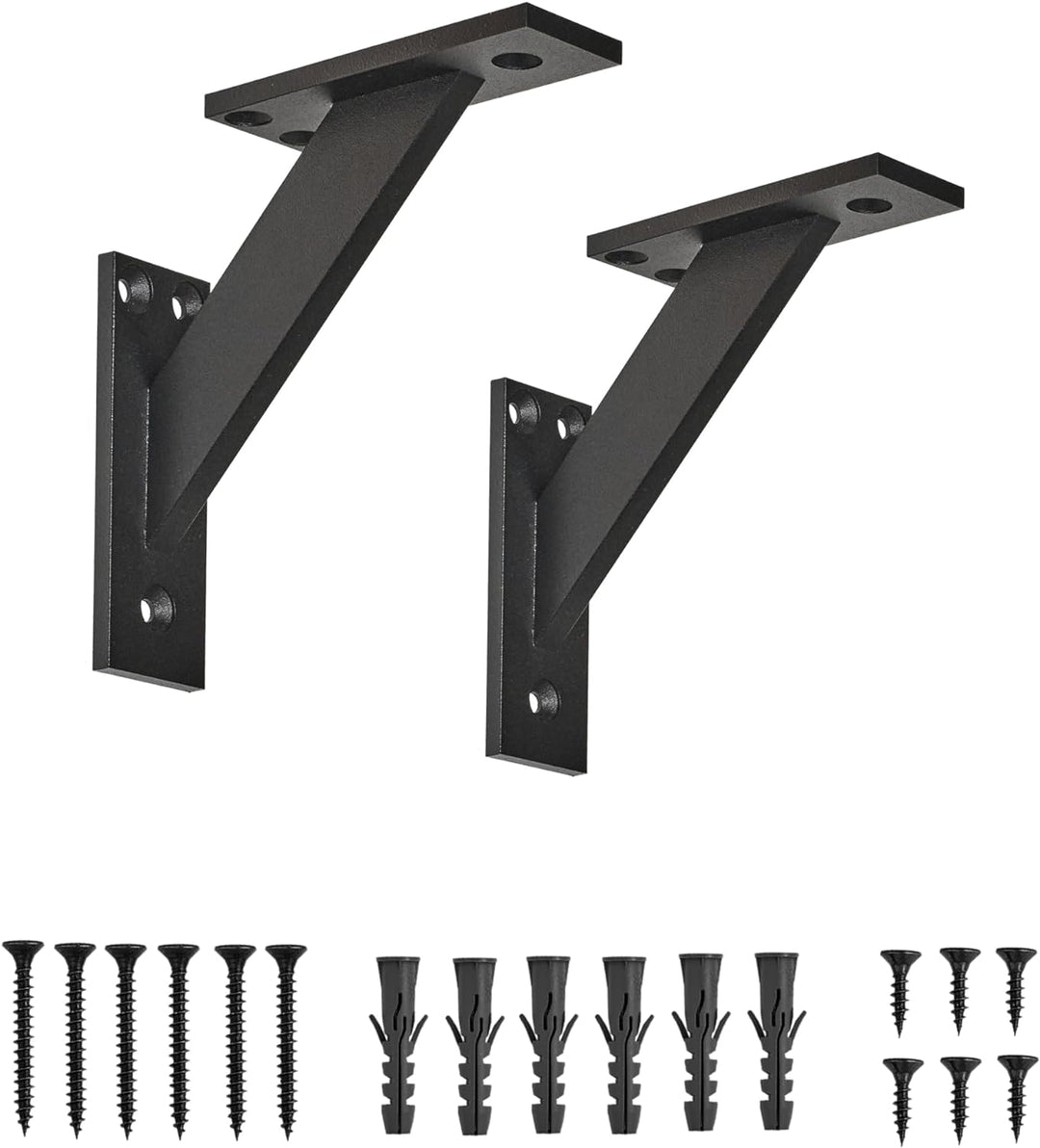 Alusfera Regalhalterung - Dekorative Regalwinkel - Regalhalter 120 mm - Wandregal Halterung - Langle