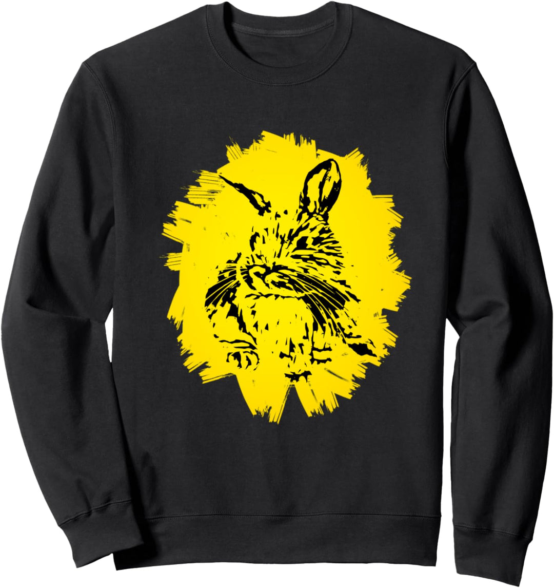 Häschen Hase Motiv Haustiere Nagetiere Kaninchen Hasen Sweatshirt