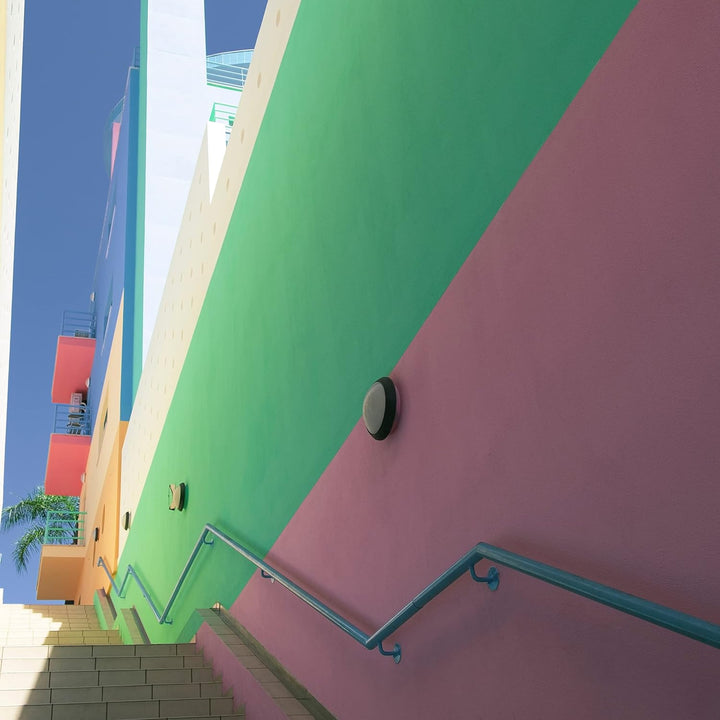 KMERCE 5 Stück Handlaufträger,handlauf halterung Schwarz, Handlaufhalter Edelstahl Handlauf Wandhalt