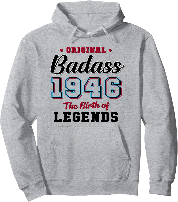 75. Geburtstagsgeschenk Badass Legend 1946 75 Jahren Pullover Hoodie