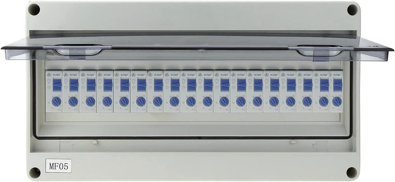 BeMatik - Schaltkasten SPN 18M IP65 ABS-Kunststoff Oberfläche HT