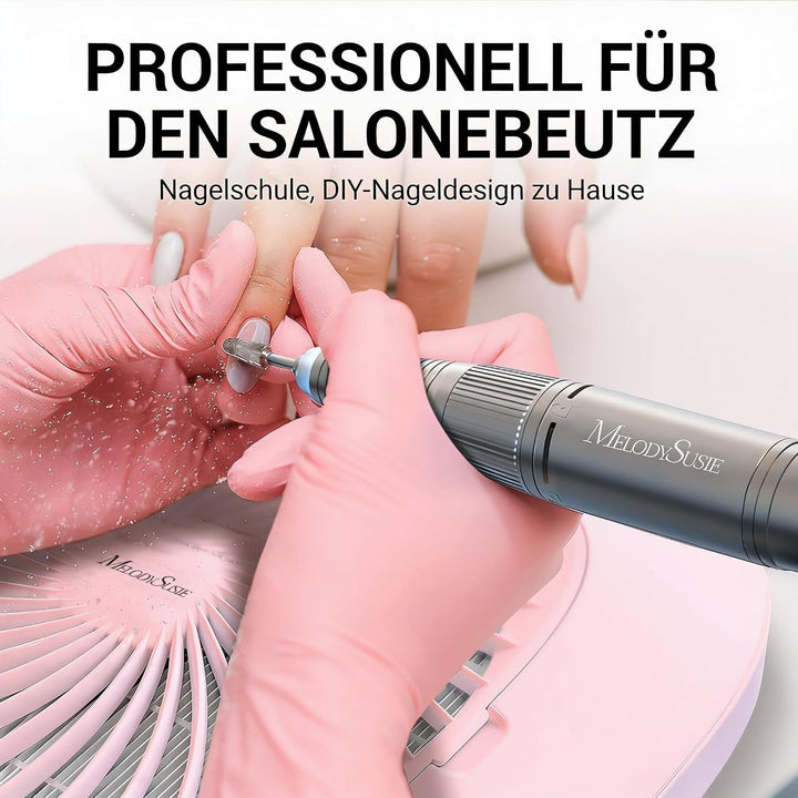 MelodySusie Nagelstaubsauger mit Filter, Professionelle Staubabsaugung für Nagelstudio &amp; Zuhause Lei