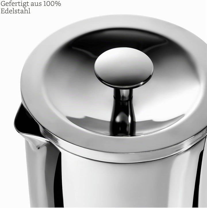 aarke Coffee Press – Premium Kaffeepresse aus Edelstahl im schwedischen Design, Doppelwand-Vakuumiso