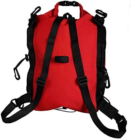 Hiko Rolly Bag Decktasche Trockentasche wasserdichte Kajaktasche Packsack, Farbe:Rot, Rot