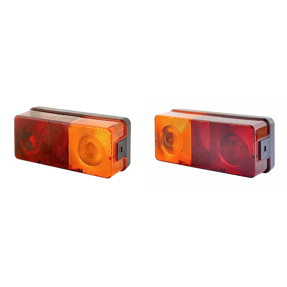 HELLA 2SD 002 582-021 Heckleuchte, rechts, 12V, mit Dichtung + Heckleuchte, links, 12V, mit Dichtung