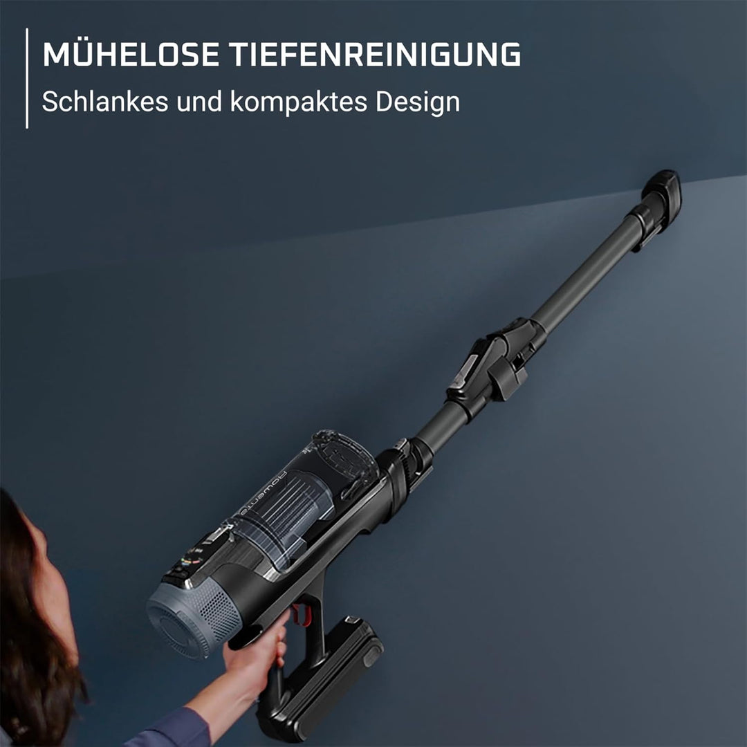 Rowenta X-Force Flex 14.80 RH9B36WV, Cordless Stick Vacuum, Extra Suction Power 240 AW, Auto Suction