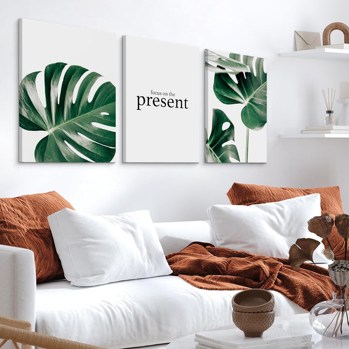 Muralo - Wandbilder Set - Leinwand Bilder Set Aufhängefertig - Bilder für Wohnzimmer Schlafzimmer -