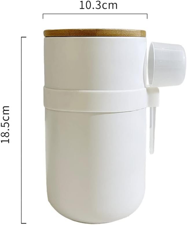 1000ml/34 oz Vorratsdosen Keramik, Teedose Kaffeedose mit Löffel und deckel, aufbewahrungsdosen küch