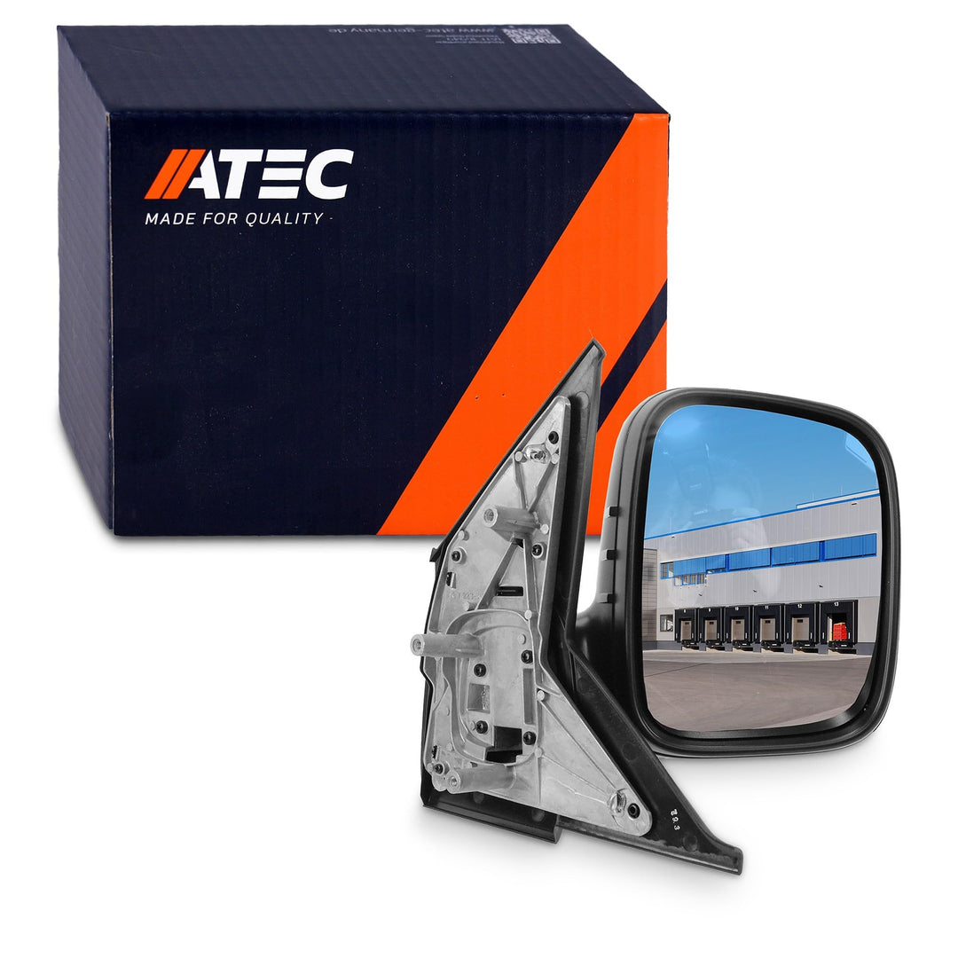 ATEC Germany 1x Aussenspiegel rechts Seitenspiegel konvex Kompatibel mit VW MULTIVAN T5 (7HM, 7HN, 7