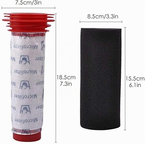 3 Stück Waschbare Ersatzteile Filter für Bosch Handstaubsauger Beutellos Zubehör Schaumstofilter für