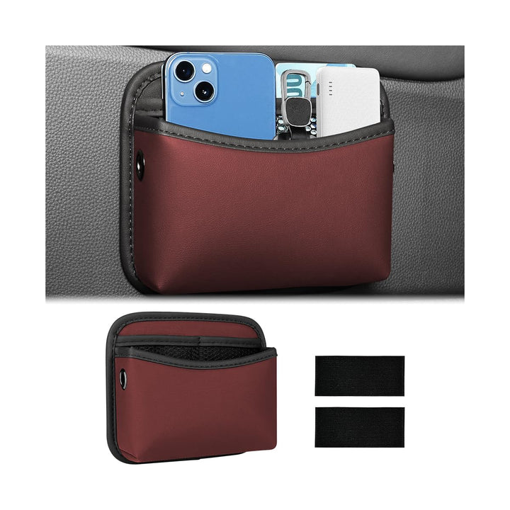 Auto Seite Aufbewahrungsbox, Universell Auto Seitentaschen Organisator, Multifunktionale Leder Sitz