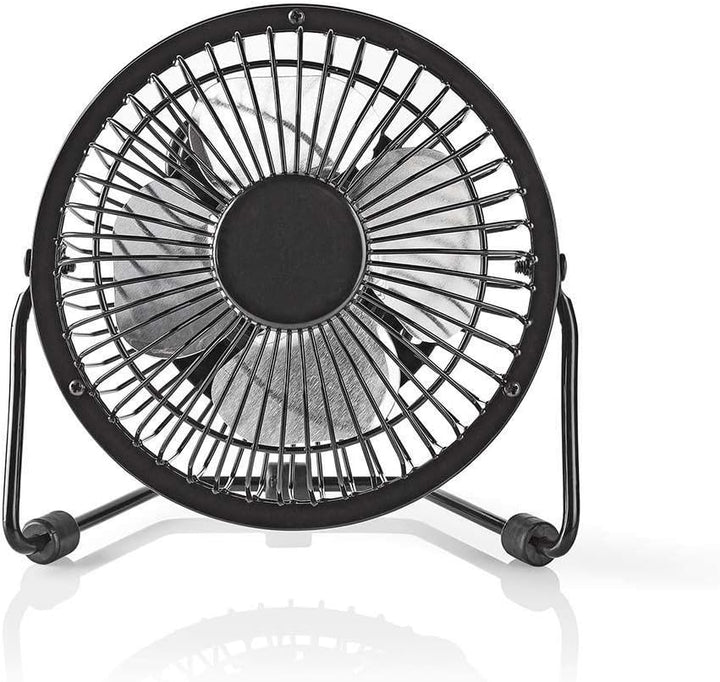 Nedis Mini-Ventilator aus Metall, 10 cm Durchmesser, Futter