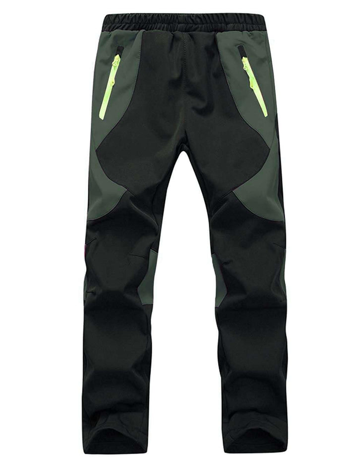 Kinder Gefütterte Hose Softshellhose Winddicht Wasserabweisend Atmungsaktiv Warm Outdoorhose Skihose