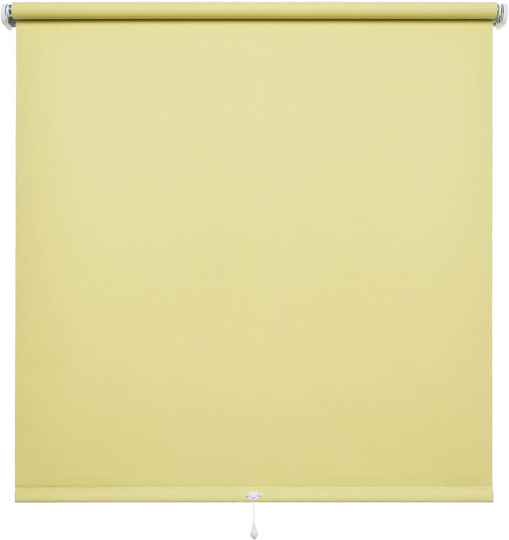 Liedeco® Rollo, Spring-, Schnapprollo / 152 x 180 cm (Breite x Höhe), gelb/Verdunkelnd, Abdunkelnd,
