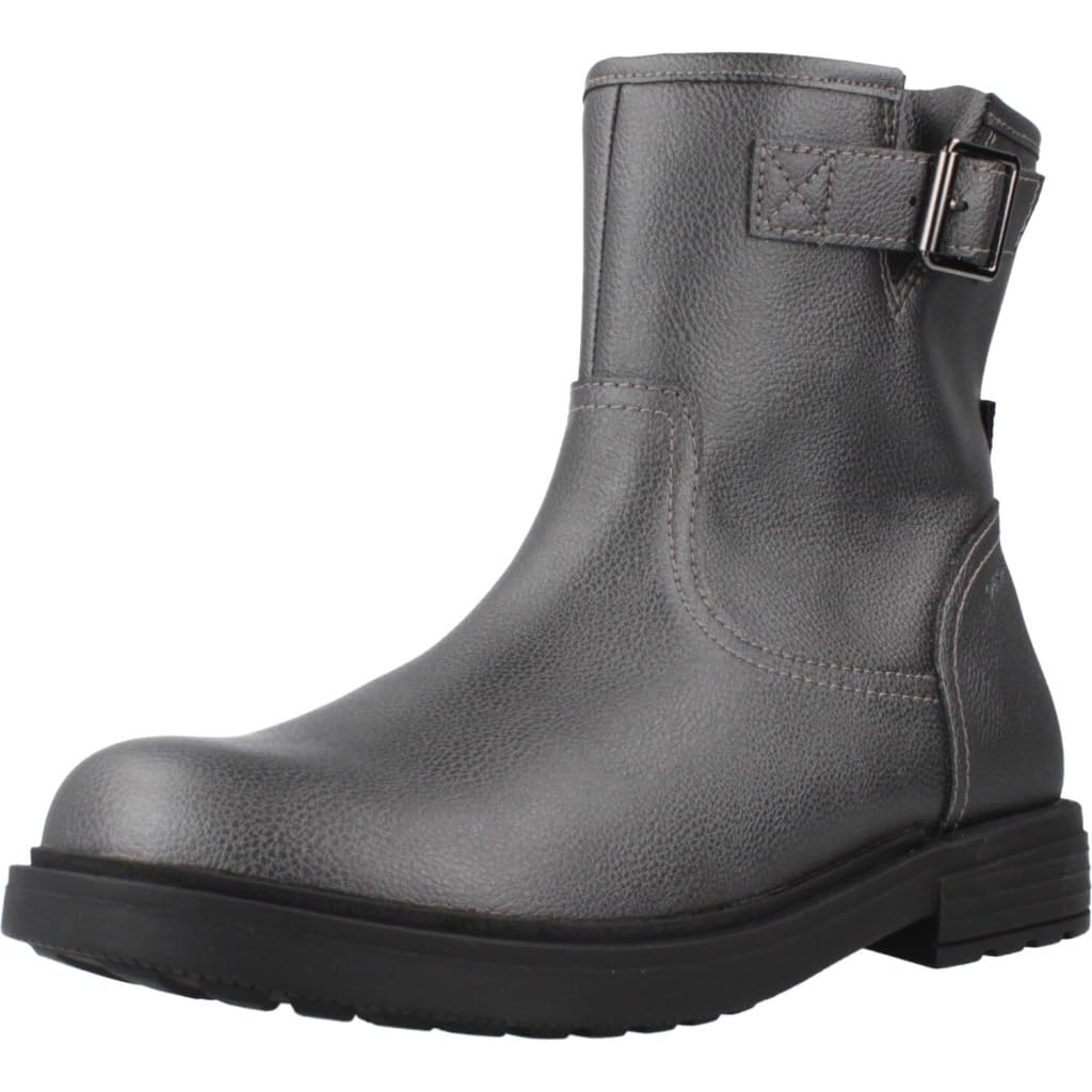 Geox J Eclair Girl B Damen Biker Boots 30 EU Gun, 30 EU Gun