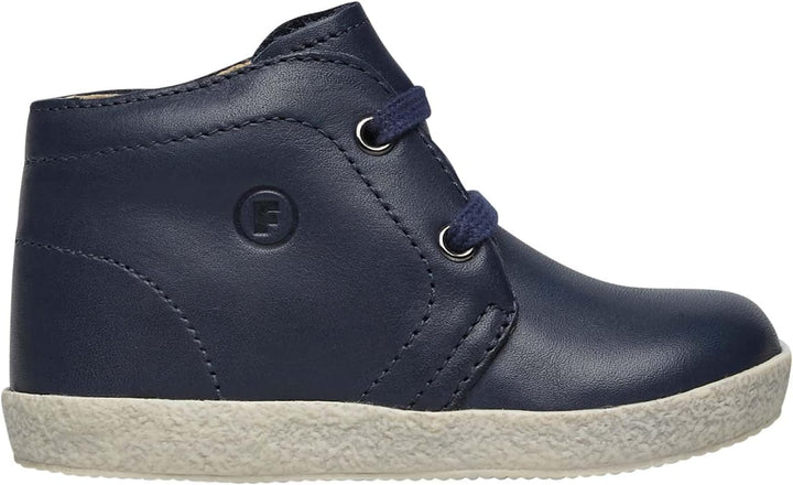 Falcotto Schnürschuhe aus gebürstetem Nappaleder 19 EU Blau Navy F Do Osso 1c50, 19 EU Blau Navy F D