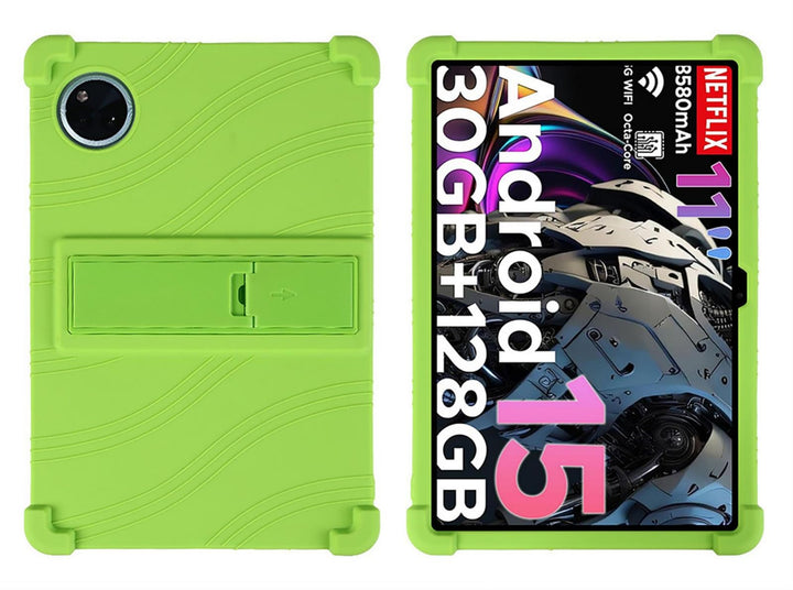 GIOPUEY Hülle Kompatibel mit DOOGEE Tab A9 Plus/A9 Pro Plus/A9+/A9 Pro+ - mit Ständer - Weiche TPU S