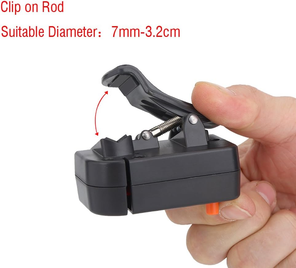 VGEBY Angelschnurzähler, Clip-On Digital Angelschnurfinder Mechanischer Zähler Angelzubehör Schnurzä