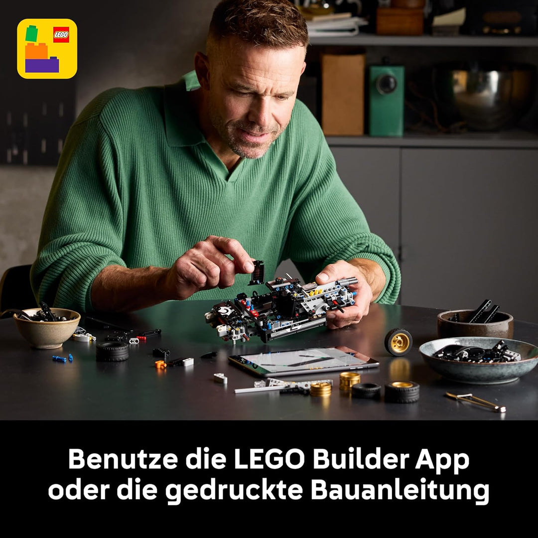 LEGO Technic 1966 Ford GT40 MKII Rennwagen - Bauset für Erwachsene - Modellauto zum Sammeln mit Lenk
