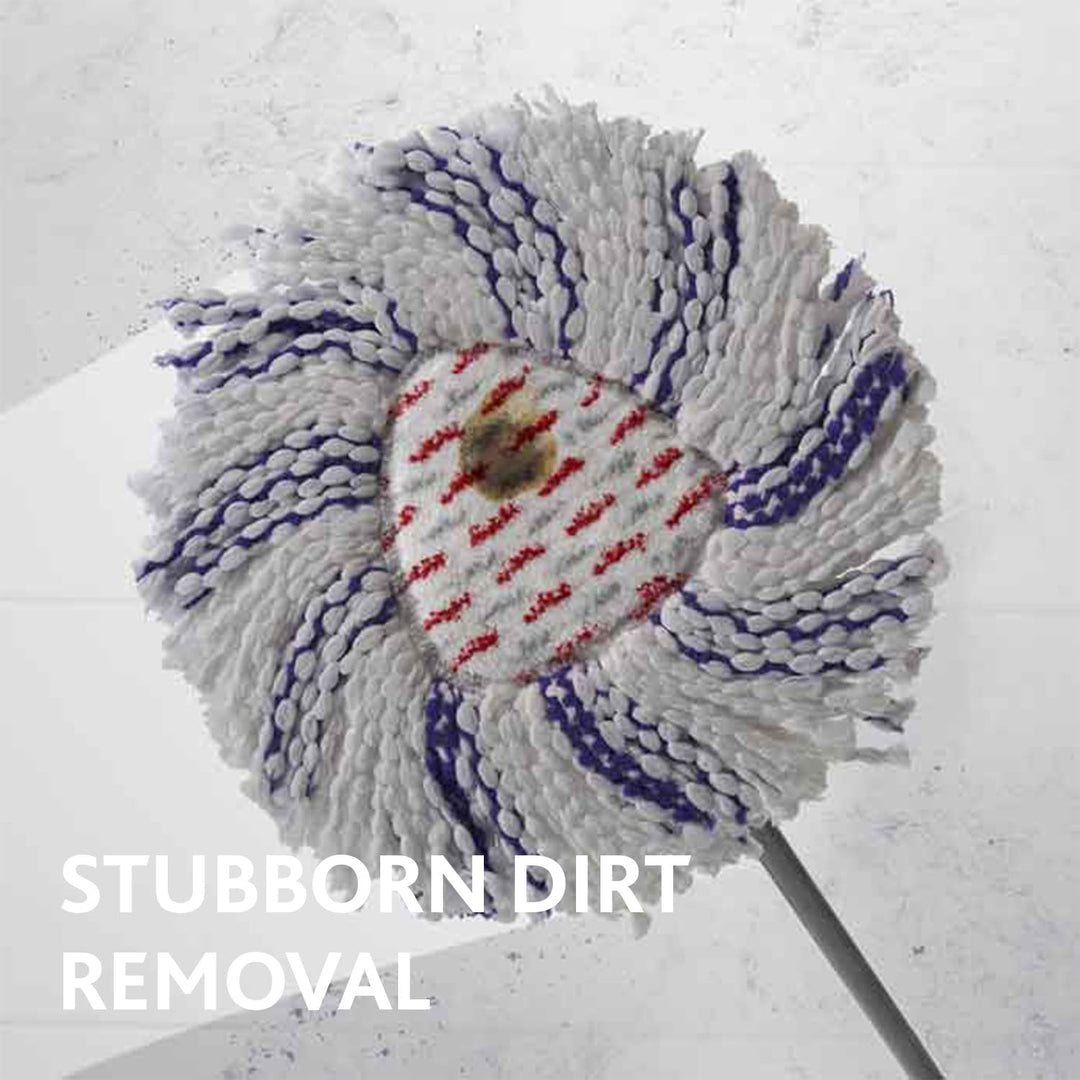 Vileda Turbo 3in1 EasyWring&Clean Wischmopp Ersatzköpfe, Mikrofaser Moppköpfe mit Kraftfasern für Vi