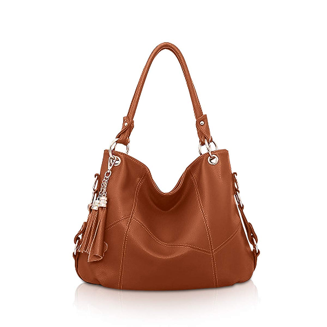 NICOLE & DORIS Damen handtasche Umhängetasche mit grosser Kapazität Weiche Ledertasche shopper Neue