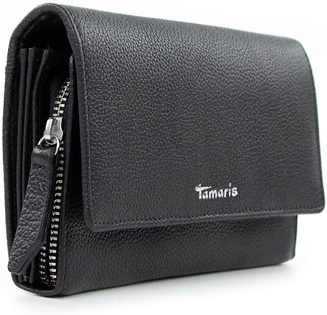 Tamaris Geldbörse TAS Amanda 50008 Damen Geldbörsen Uni black 100 Einheitsgrösse Black 100, Einheits