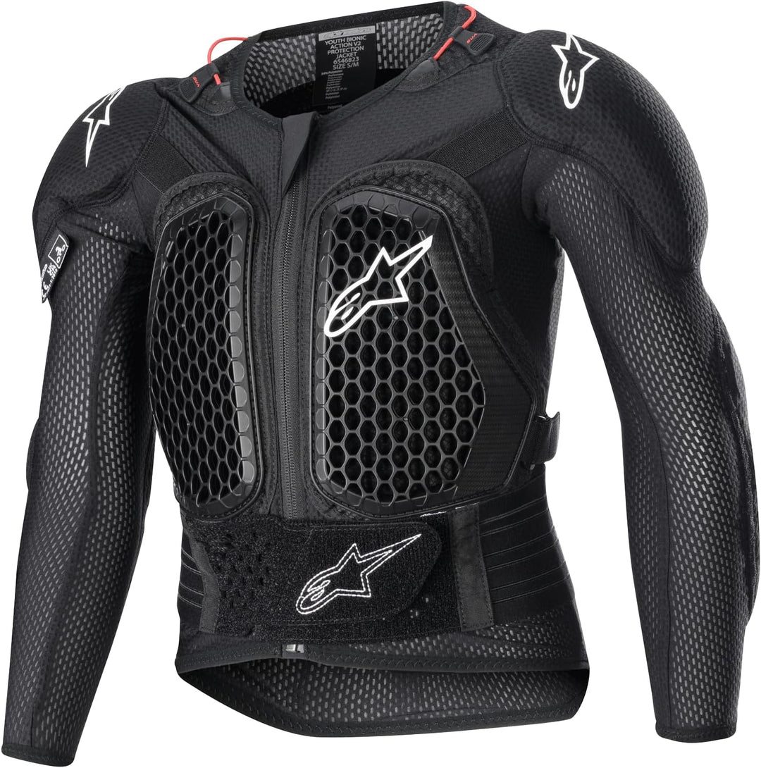 Alpinestars Kids Protektorjacke Bionic Action V2 Schwarz S-M Schwarz, S-M Schwarz