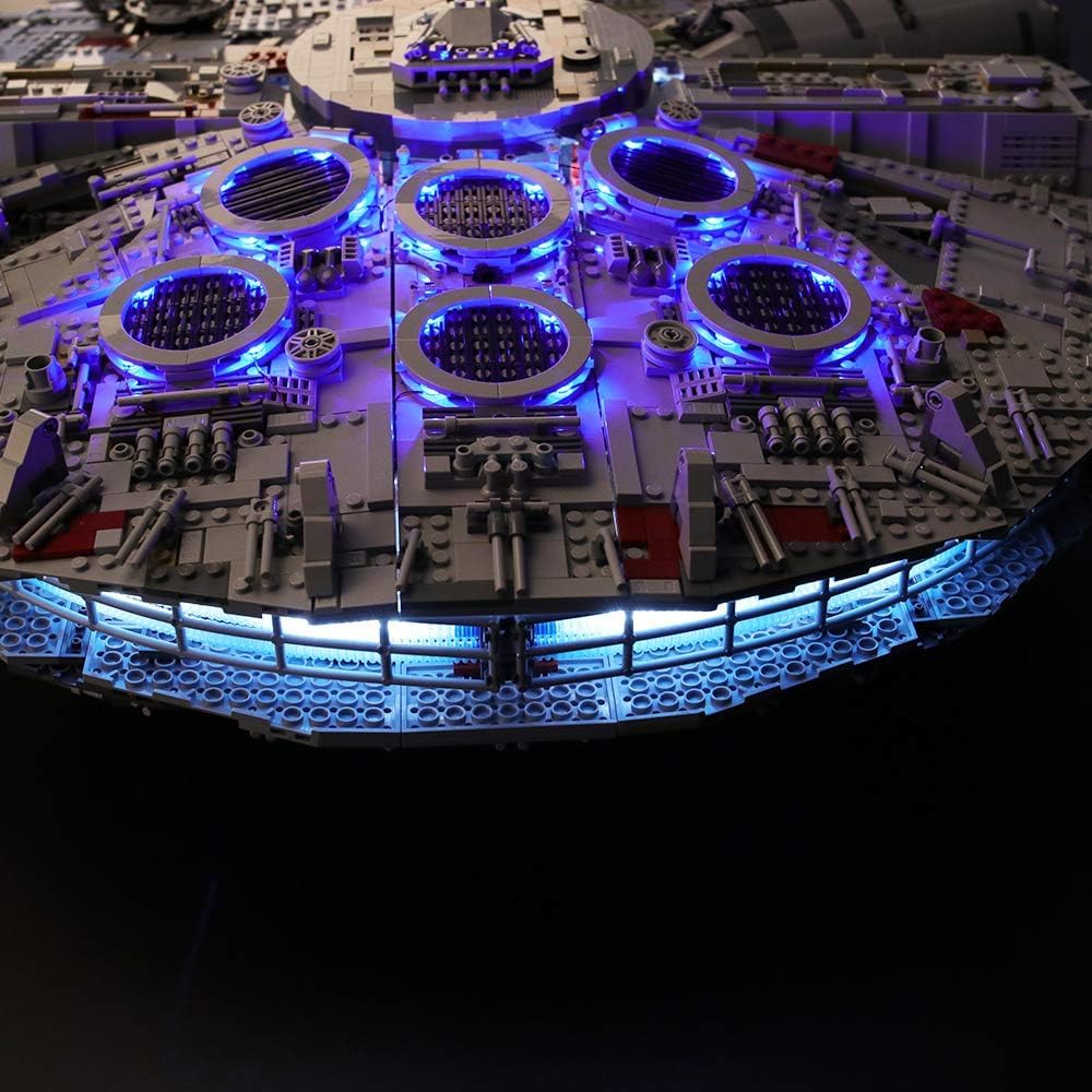 BRIKSMAX Led Beleuchtungsset für Lego Star Wars Millennium Falcon, Kompatibel Mit Lego 75192 Baustei