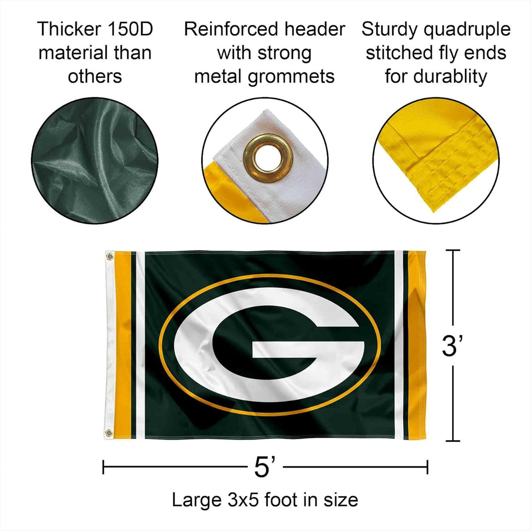Green Bay Packers Banner and Tapestry Wall Tack Pads