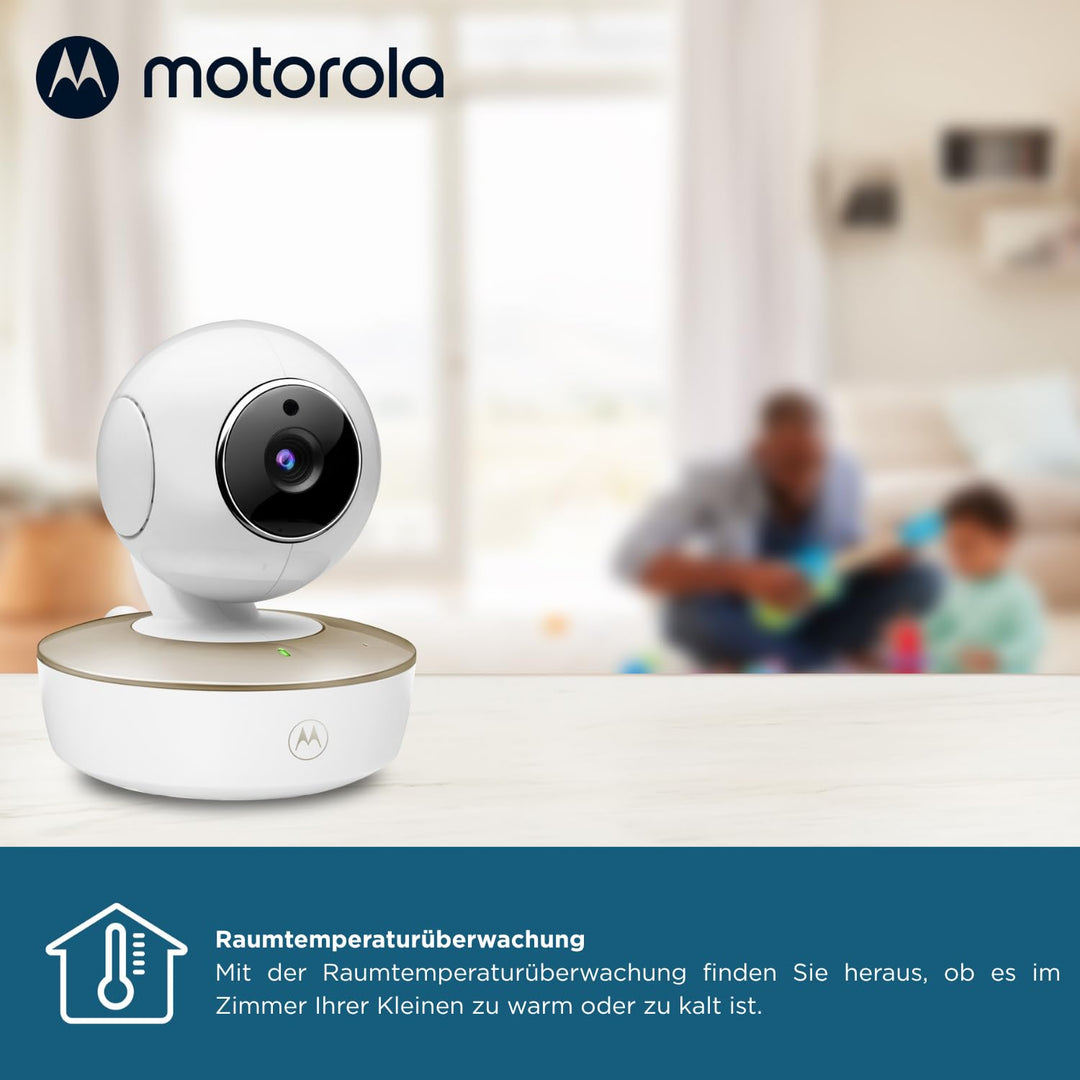 Motorola Nursery Babyphone mit Kamera - Baby Monitor VM50G - Überwachungskamera mit Farbdisplay, Zwe