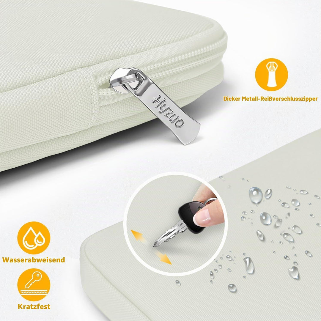 HYZUO 17-17,3 Zoll Laptoptasche Hülle Set, Beige Beige 17-17,3 Zoll, Beige 17-17,3 Zoll