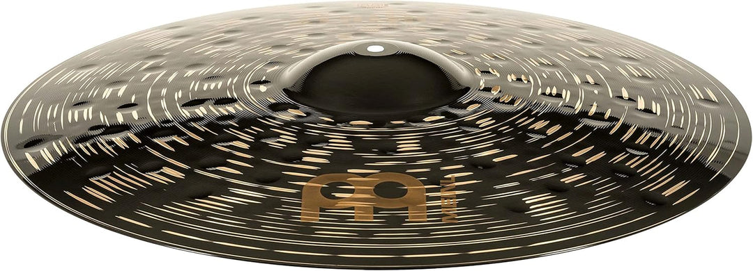 Meinl Cymbals Classics Custom Dark Ride 22 Zoll (Video) Schlagzeug Becken (55,88cm) B12 Bronze, Dunk