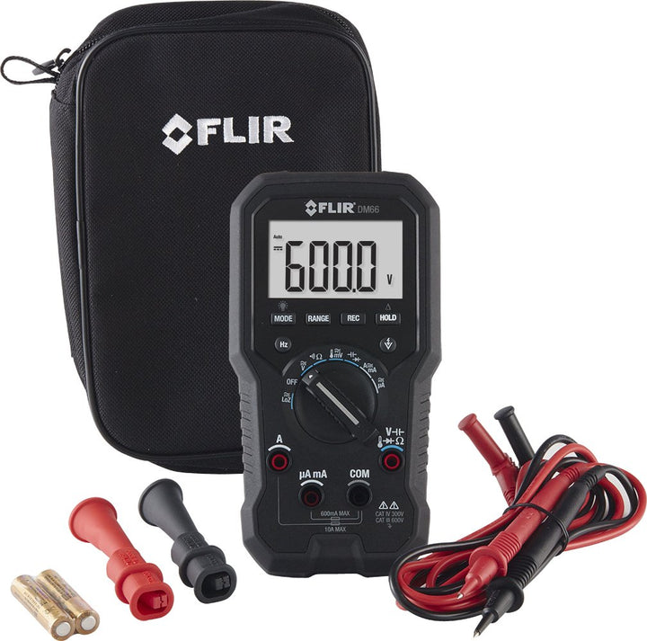 FLIR DM66 TRMS Multimeter mit VFD-Modus für Elektriker und Monteure