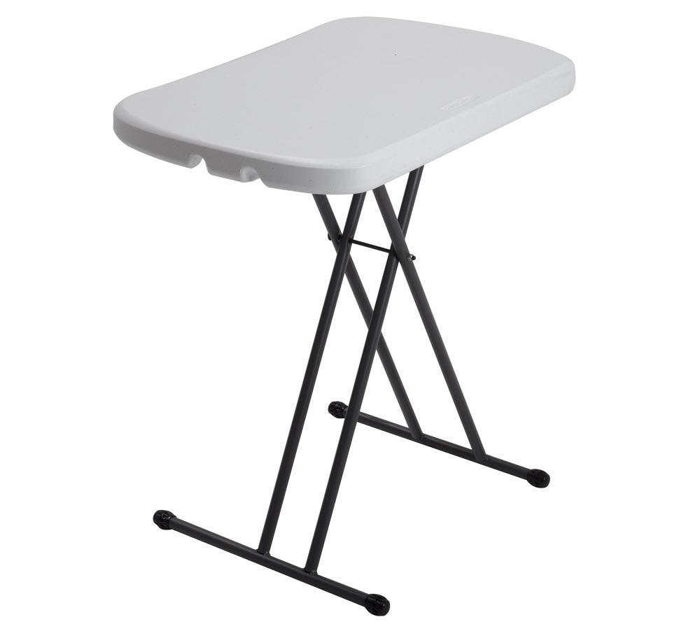 LIFETIME 92101 - Höhenverstellbarer Klapp-Beistelltisch 66x46x61-71 cm