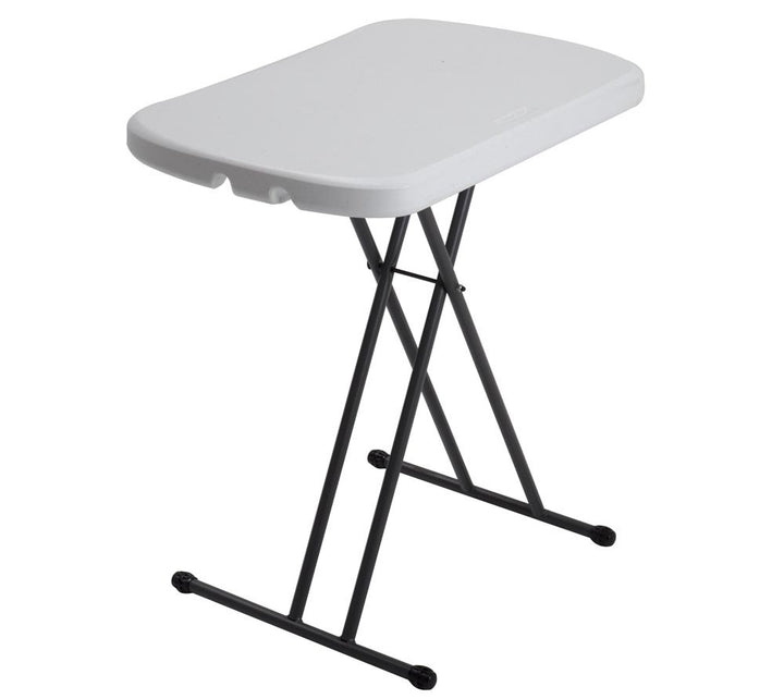 LIFETIME 92101 - Höhenverstellbarer Klapp-Beistelltisch 66x46x61-71 cm