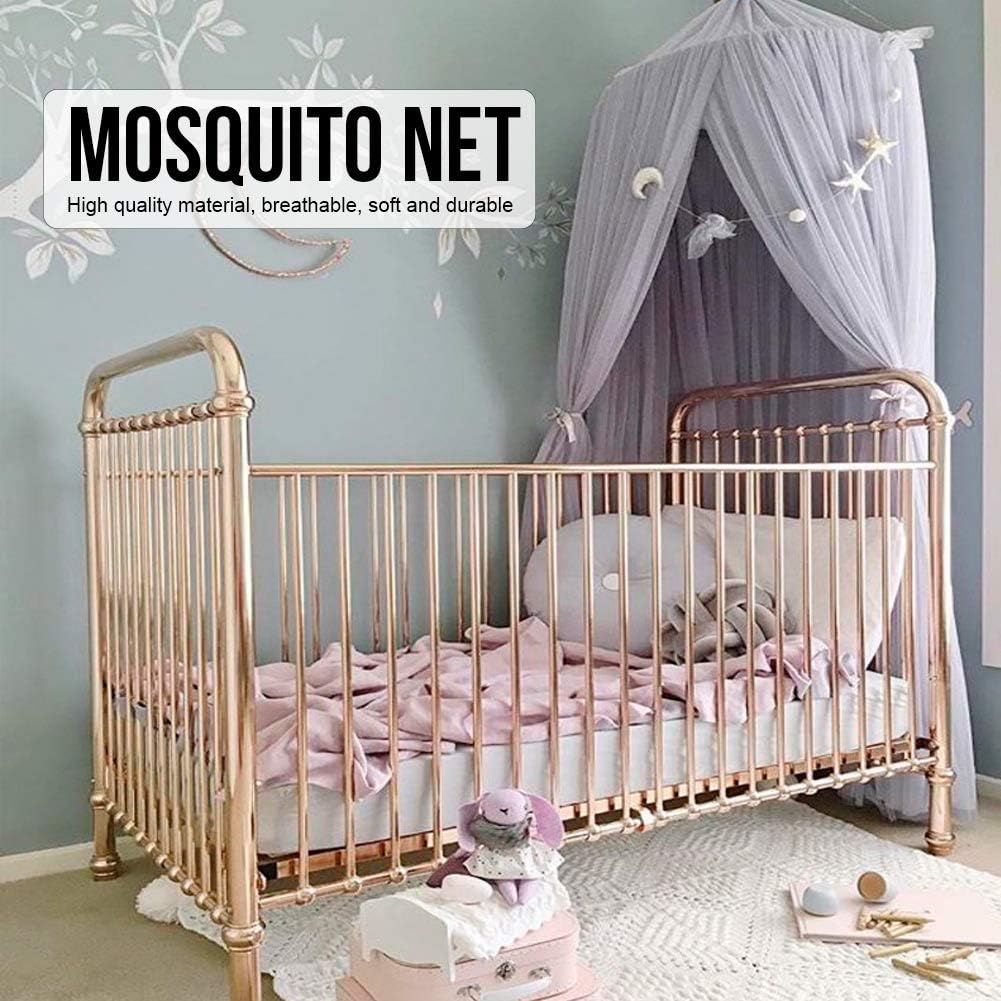 Fdit Betthimmel, Elegante Farbe Kinderbettnetz Kind Baby Schlafzimmer Baldachin Mesh FüR Schlafzimme