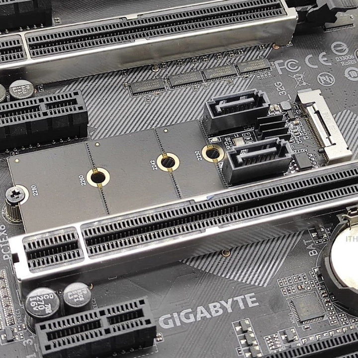 chenyang M.2 NGFF Key B+M auf SATA 3.0 6Gbit/s Adapterkonverter Festplattenerweiterungskarte JMB582
