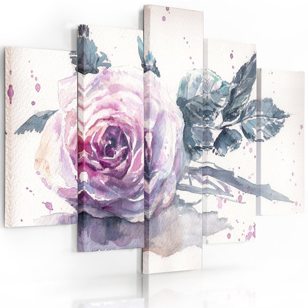 Feeby Frames, Leinwandbild Bilder Wand Bild - 5 Teile - Wandbilder Kunstdruck 100x70 cm, Typ A A typ