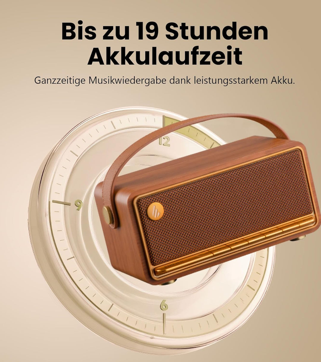 Edifier MP330 Tragbarer Bluetooth-Lautsprecher mit Hi-Res Audio, 40W RMS Drahtlose Dual-Stereo-Koppl