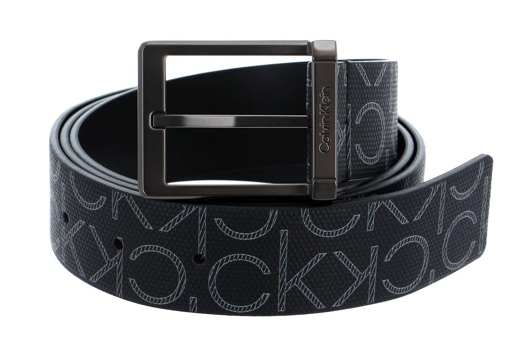 Calvin Klein Metal Loop Belt 35mm W85 CK Black