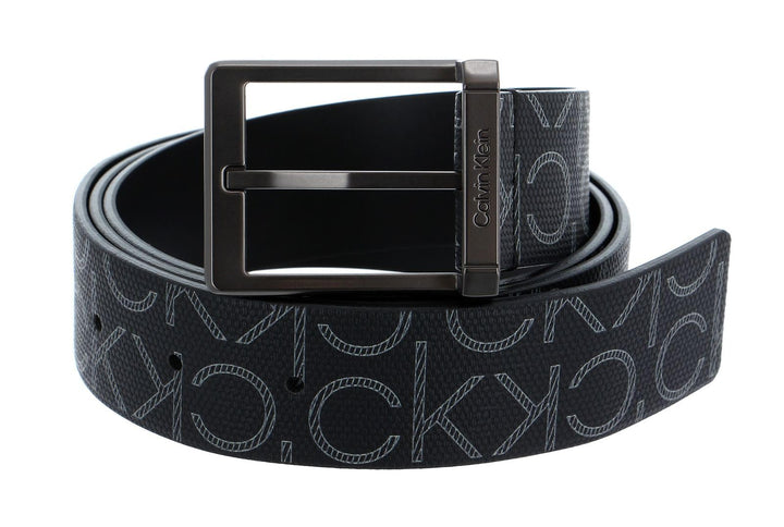 Calvin Klein Metal Loop Belt 35mm W85 CK Black