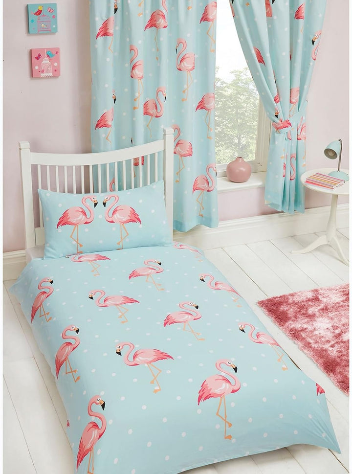 Pricerighthome Fifi Flamingo Lined Vorhänge 66 "x 72" (168 cm x 183 cm)