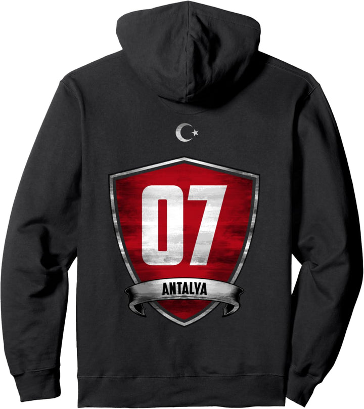 Antalya 07 Memleket Antalyali Türkei Türkiye Geschenk Pullover Hoodie