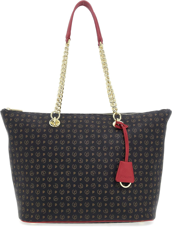 Pollini TE8410PP02Q1100A Tragetasche Damen Synthetisch, Mehrfarbig