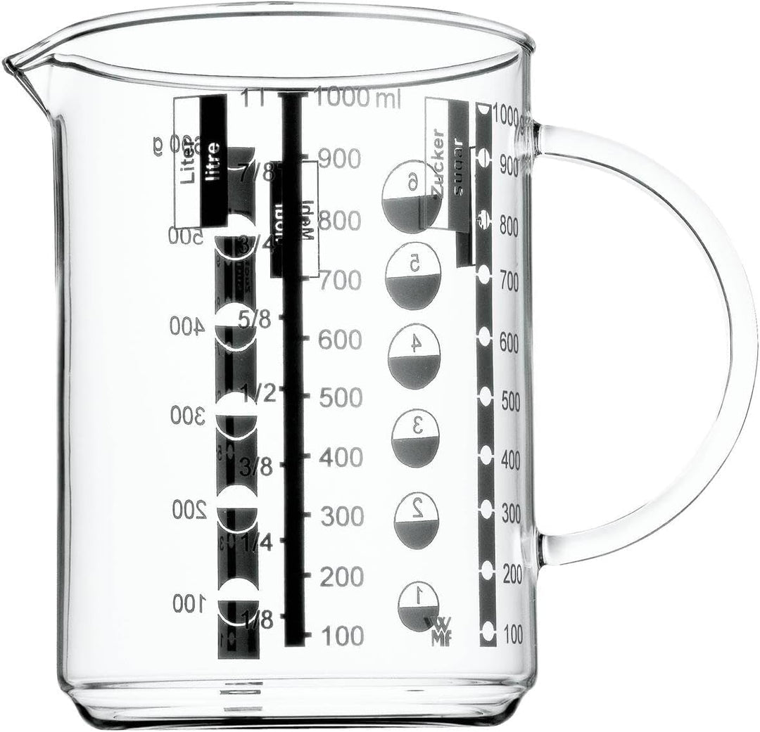 WMF Profi Plus Küchenhelfer Set 7-teilig, Ständer mit 6 Helfern, Schöpflöffel, Schaumlöffel, Wokwend