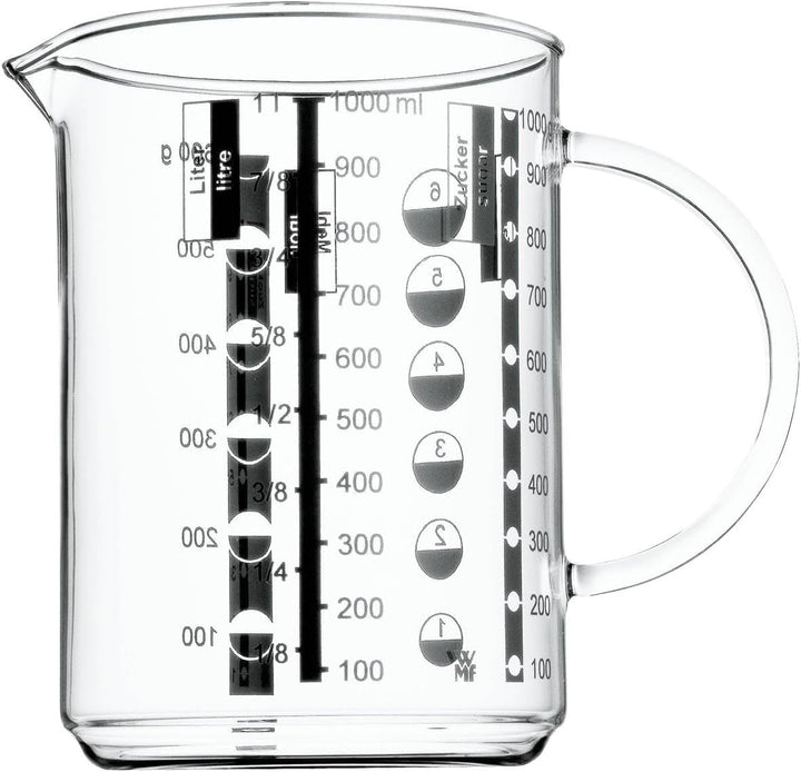 WMF Profi Plus Küchenhelfer Set 7-teilig, Ständer mit 6 Helfern, Schöpflöffel, Schaumlöffel, Wokwend