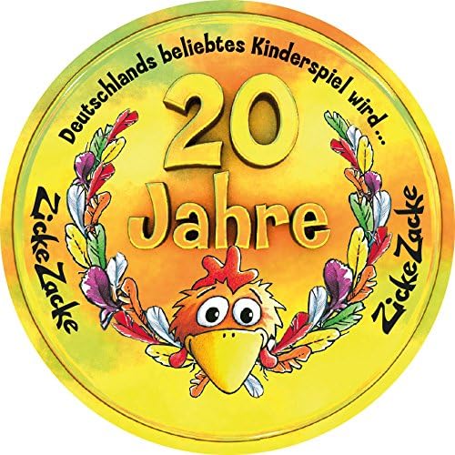 Zoch 601121800 Zicke Zacke Hühnerkacke – das rasante Gedächtnisrennen, Kinderspiel des Jahres 1998,