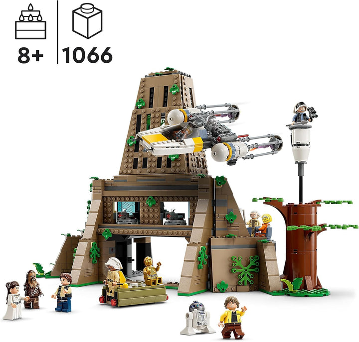 LEGO 75365 Star Wars: Eine Neue Hoffnung Rebellenbasis auf Yavin 4 mit 10 Minifiguren, darunter Luke