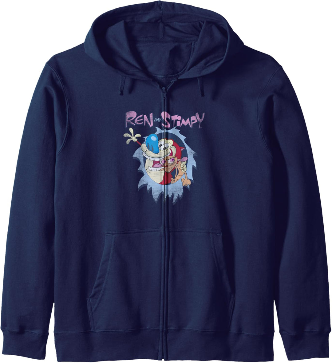 Ren and Stimpy Best Frienemies Title Poster Kapuzenjacke
